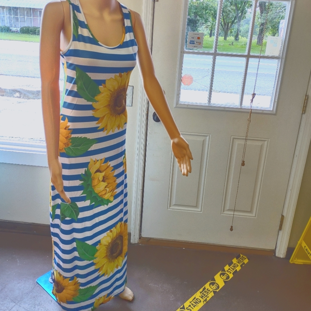 Maxi Sunflower dress
